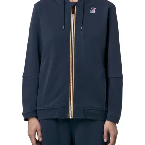 PROSPER POLY COTTON K-Way Felpa Unisex K1126hw Blu insigna