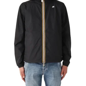 JAKE PLUS.2 DOUBLE K-Way Giubbino Uomo K2124ew Nero/verde