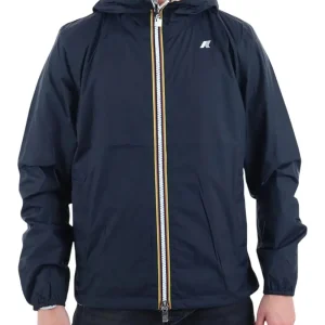JAKE PLUS.2 DOUBLE K-Way Giubbino Uomo K2124ew Blu/grigio