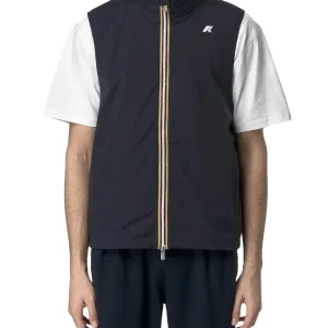 VALEN STRETCH NYLON JERSEY K-Way Smanicaro Uomo K3123tw Blu