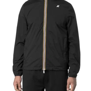 JACK STRETCH NYLON JERSEY K-Way Giubbino Uomo K3123uw Nero