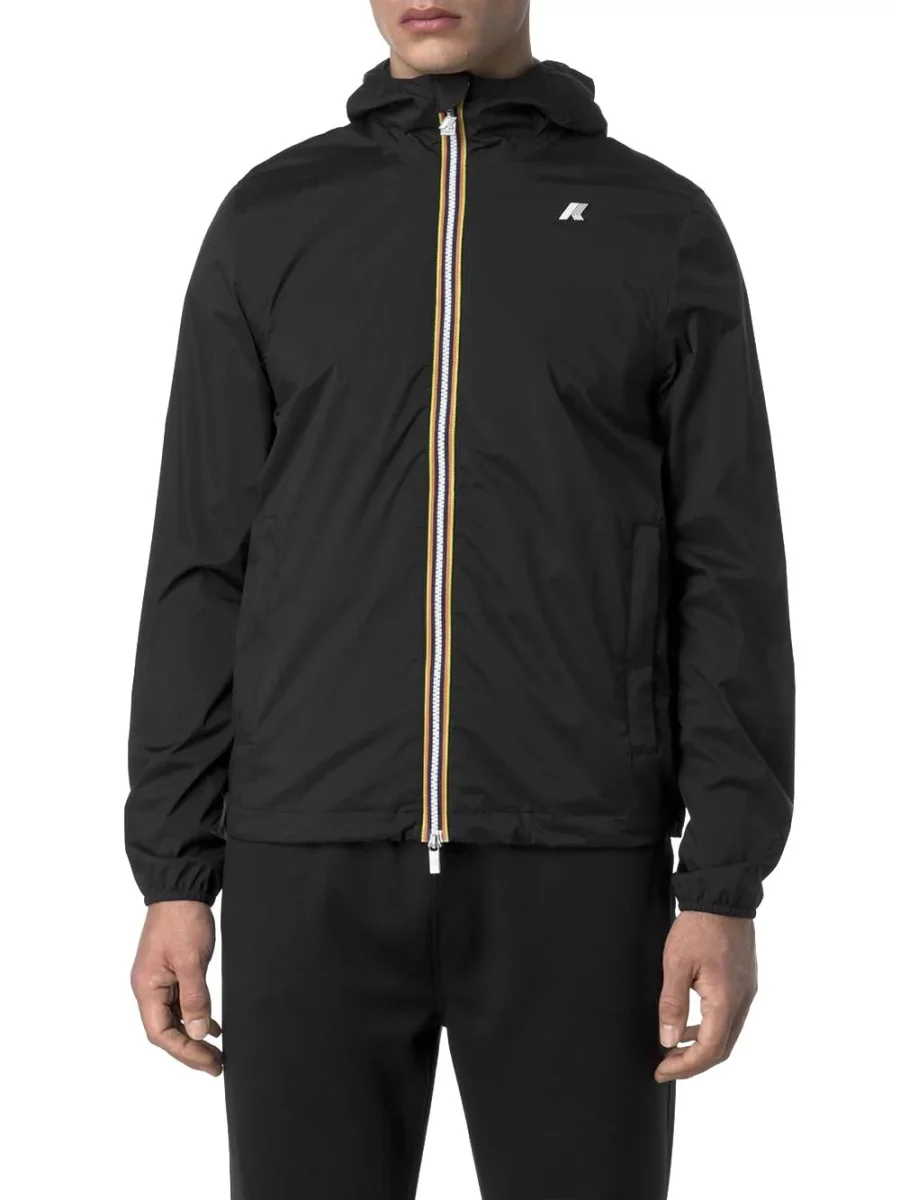 JACK STRETCH NYLON JERSEY K-Way Giubbino Uomo K3123uw Nero - immagine 2