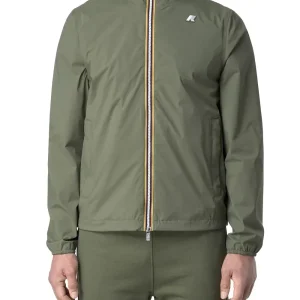 JACK STRETCH NYLON JERSEY K-Way Giubbino Uomo K3123uw Verde