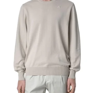 SEBASTIEN COTTON PS K-Way Maglia Uomo K4122yw Beige chiaro