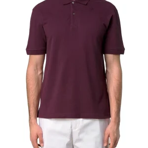 AMEDEE PIQUE K-Way Polo Uomo K5127bw Bordeaux