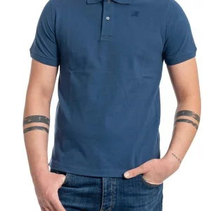 AMEDEE PIQUE K-Way Polo Uomo K5127bw Blu insigna