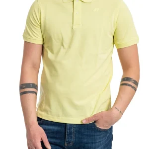 AMEDEE PIQUE K-Way Polo Uomo K5127bw Giallo lime