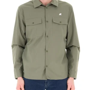UMBERT STRETCH 2LAYERS K-Way Giubbino Uomo K5138mw Verde