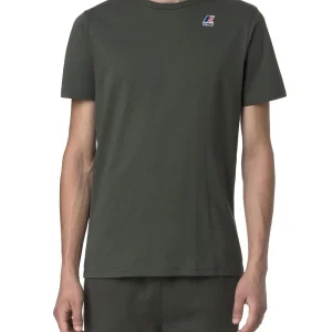 LEONIDE K-Way T-shirt Unisex K7142kw Verde militare