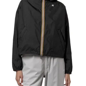 LAURETTE PLUS.2 DOUBLE K-Way Giubbino Donna K81333w Nero/grigio