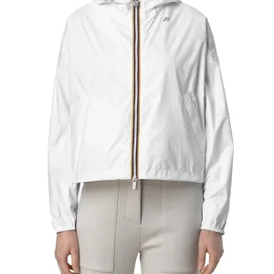 LAURETTE PLUS.2 DOUBLE K-Way Giubbino Donna K81333w Bianco/grigio