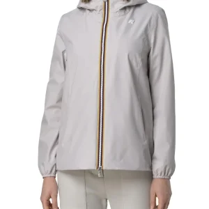 MARGUERITE STRETCH POLY JERSEY K-Way Giubbino Donna K8138pw Beige chiaro