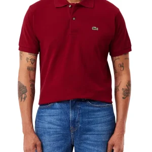 Lacoste Polo Uomo L.12.12 Bordeaux