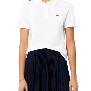 Lacoste Polo Donna Pf7839 Bianco