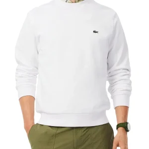 Lacoste Felpa Uomo Sh9801 Bianco