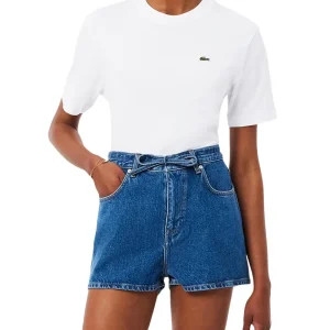 Lacoste T-shirt Donna Tf7215 Bianco