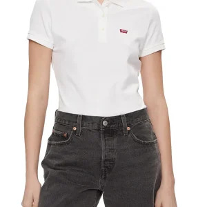 LEVI'S HM POLO WHITE Levi's Polo Donna 52599 Bianco