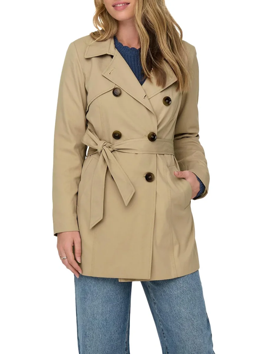 valerie trenchcoat Only Trench Donna 15191821 Beige