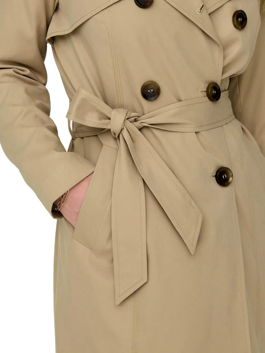 valerie trenchcoat Only Trench Donna 15191821 Beige - immagine 5