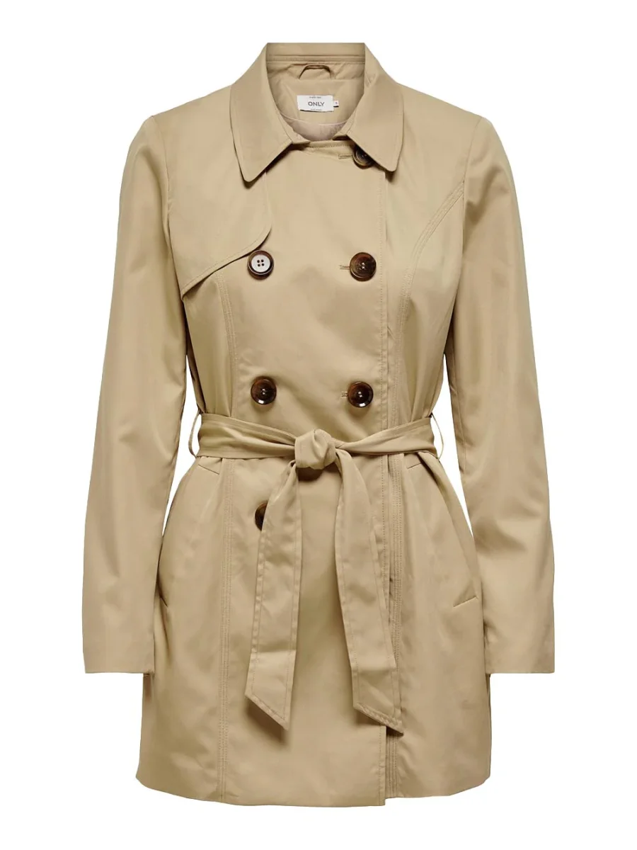 valerie trenchcoat Only Trench Donna 15191821 Beige - immagine 6