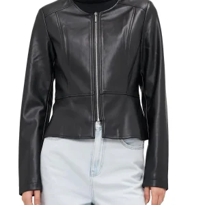 saramy faux leather Only Giubbino Donna 15242271 Nero