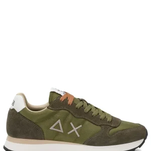 TOM SOLID SUN68 Sneaker Uomo Z36101 Verde militare