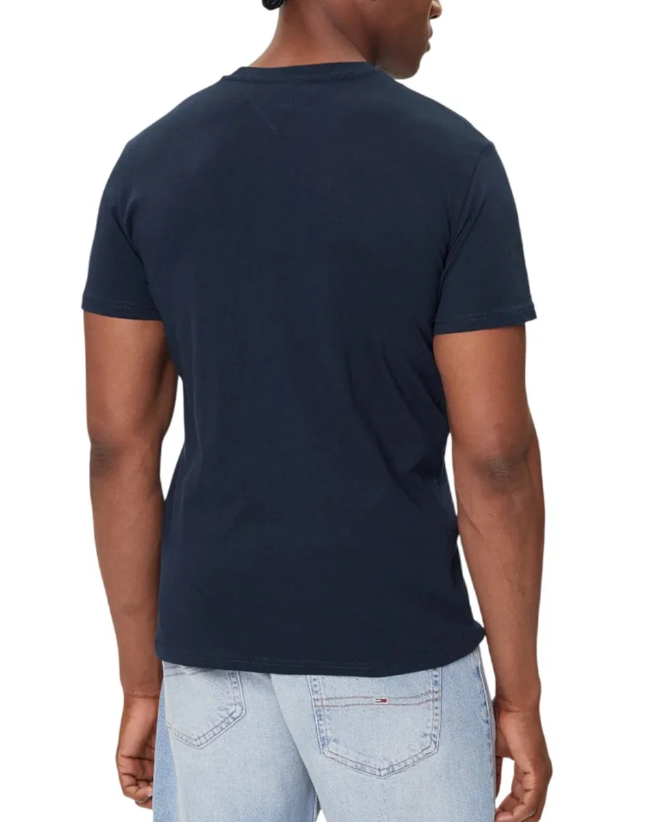 T-SHIRT CON MINI LOGO A CONTRASTO - immagine 3