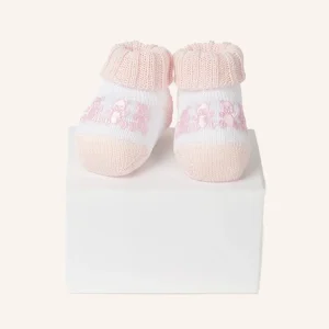 Babbuccia in Cotone con Orsetti per Neonato | Tinta Unita | Confezione da 1 Paio | 42567