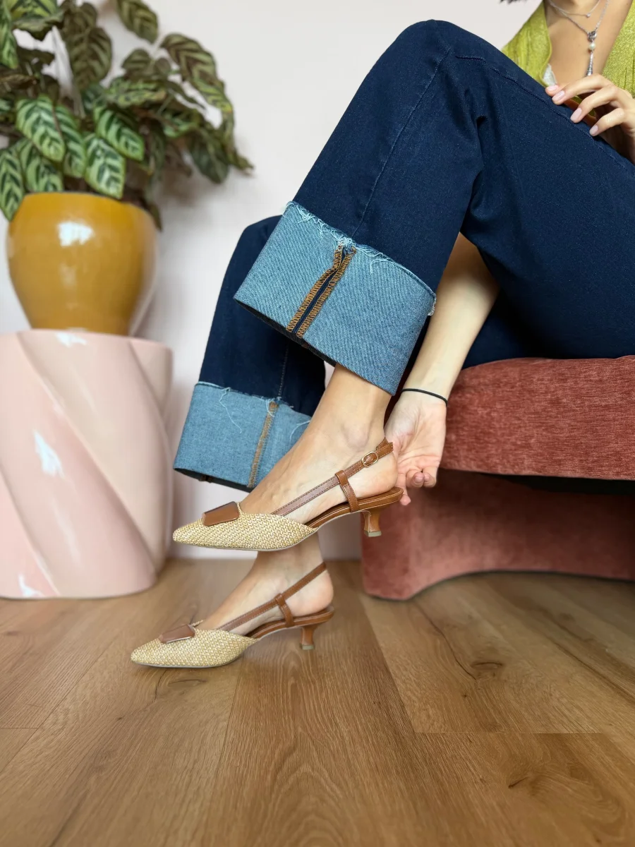 Slingback CLEO cuoio - immagine 6