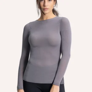 Maglia girocollo da Donna in Modal Ultralight con Cashmere | Tecnologia Seamless senza cuciture | Tinta Unita | Confezione Singola | CASH