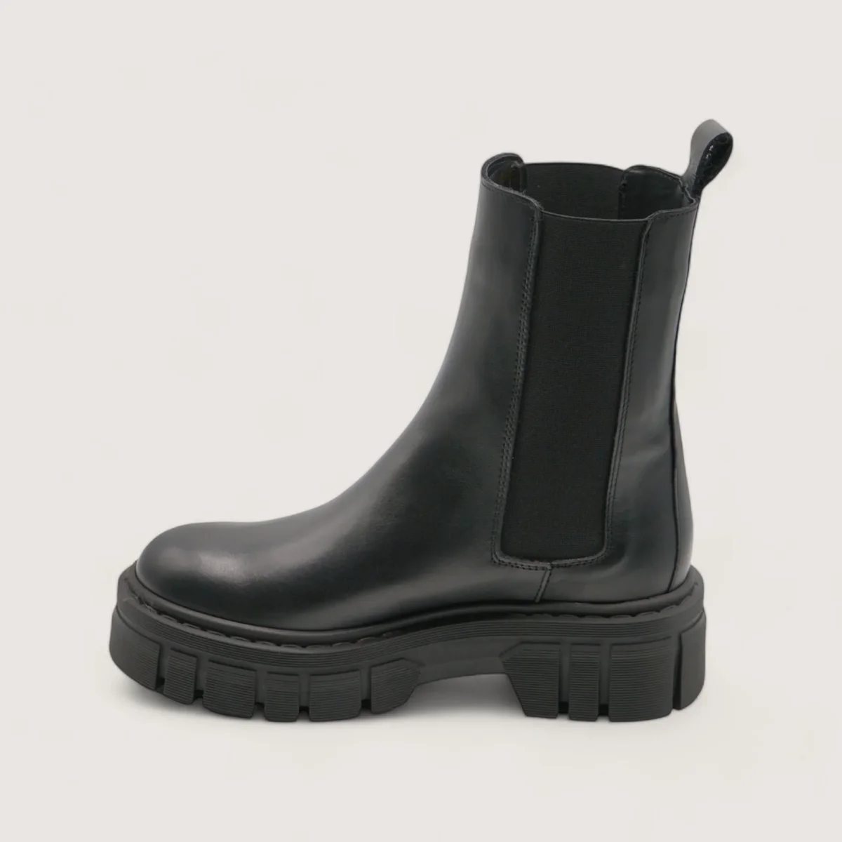 Tronchetto in Vera Pelle Nero - XENA - immagine 4