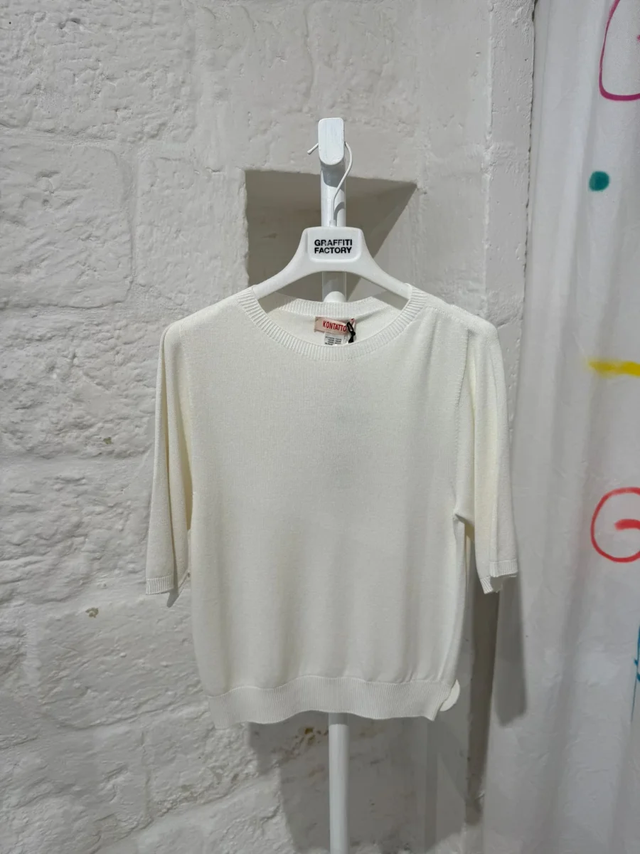 T-SHIRT MANICHE CORTE