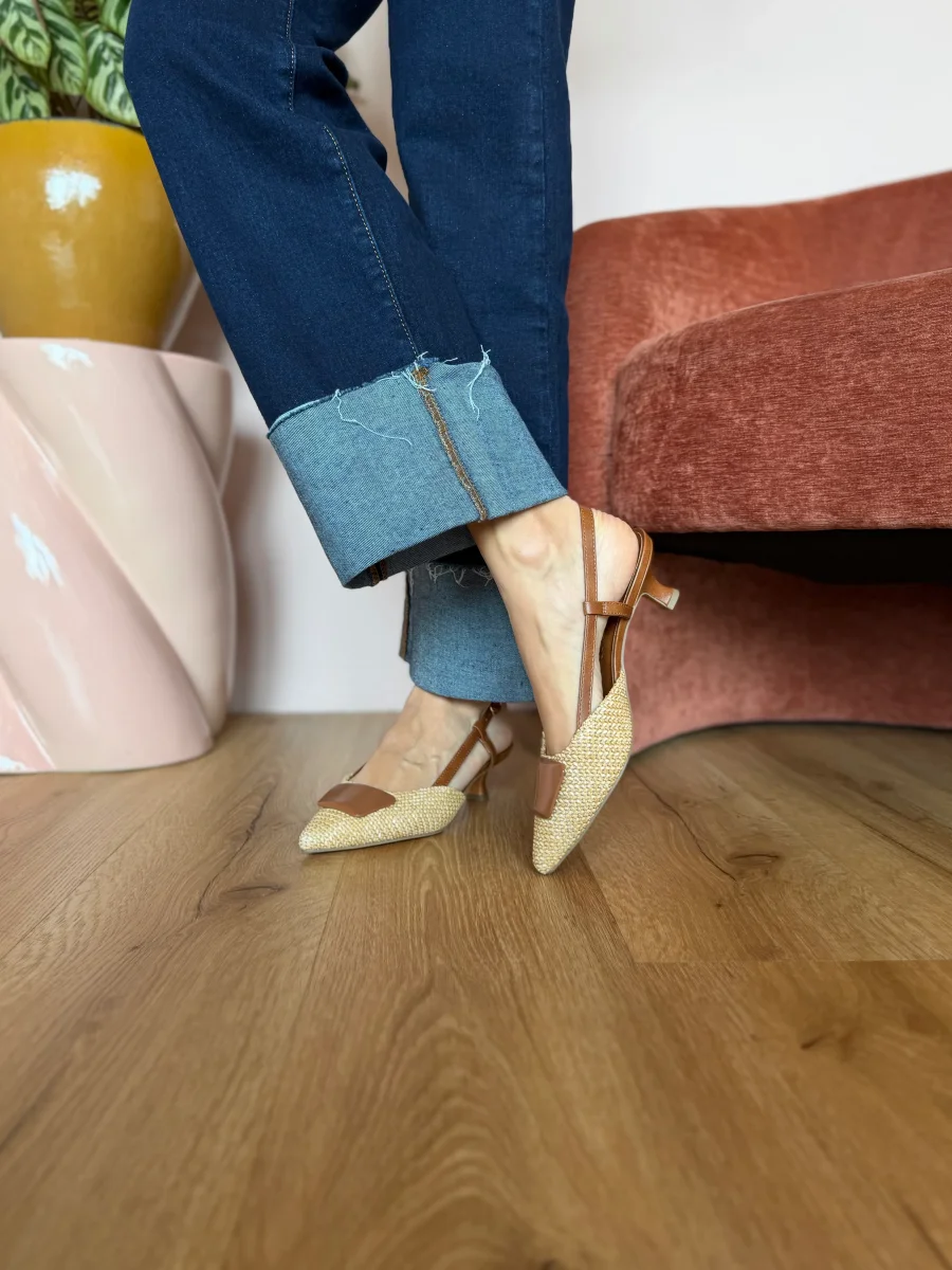 Slingback CLEO cuoio - immagine 2