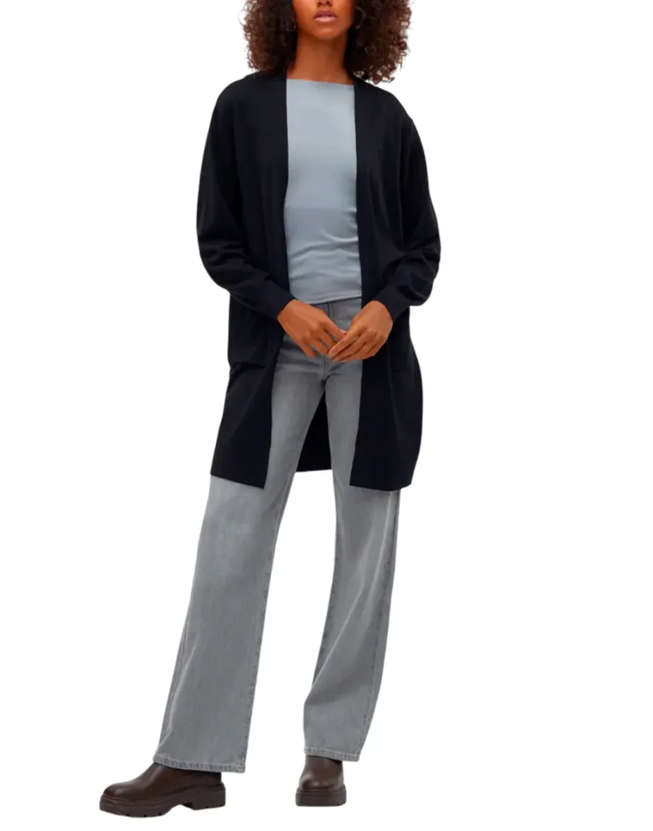 "VMSILJE LS" CARDIGAN APERTO - immagine 3