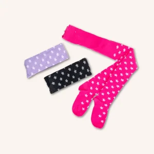 Calzamaglia in Cotone per Bambina| Fantasia | Confezione da 3 paia | 903