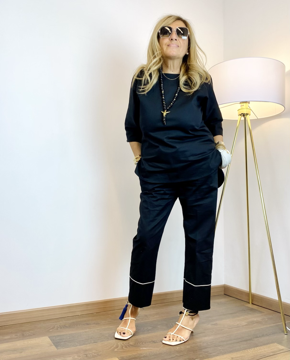 Blusa Roma – CADY DI VISCOSA - immagine 3