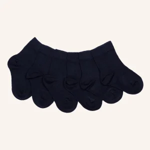 Calza Corta in Cotone Biologico per Bambino | Tinta unita | Confezione da 6 paia | Bio B3