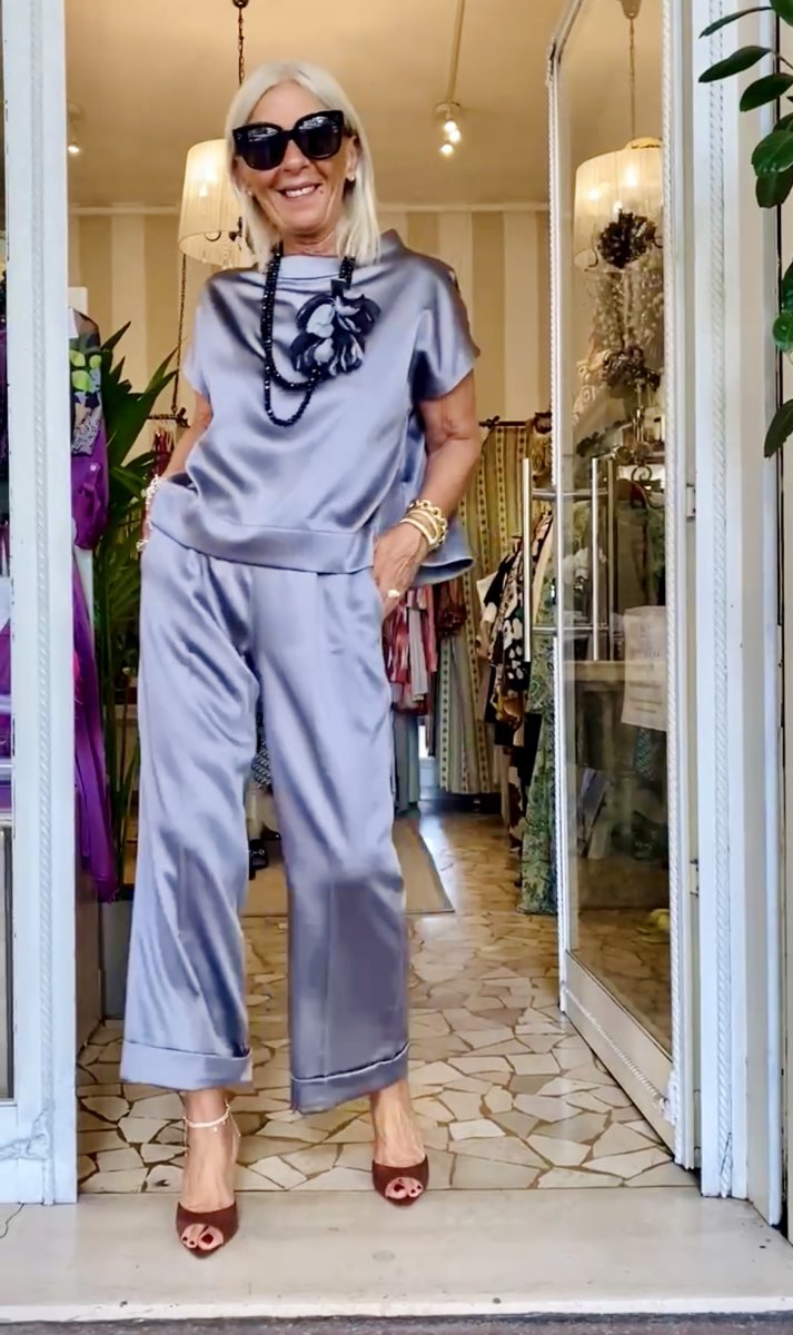 Pantalone Antibes – RASO DI VISCOSA - immagine 8