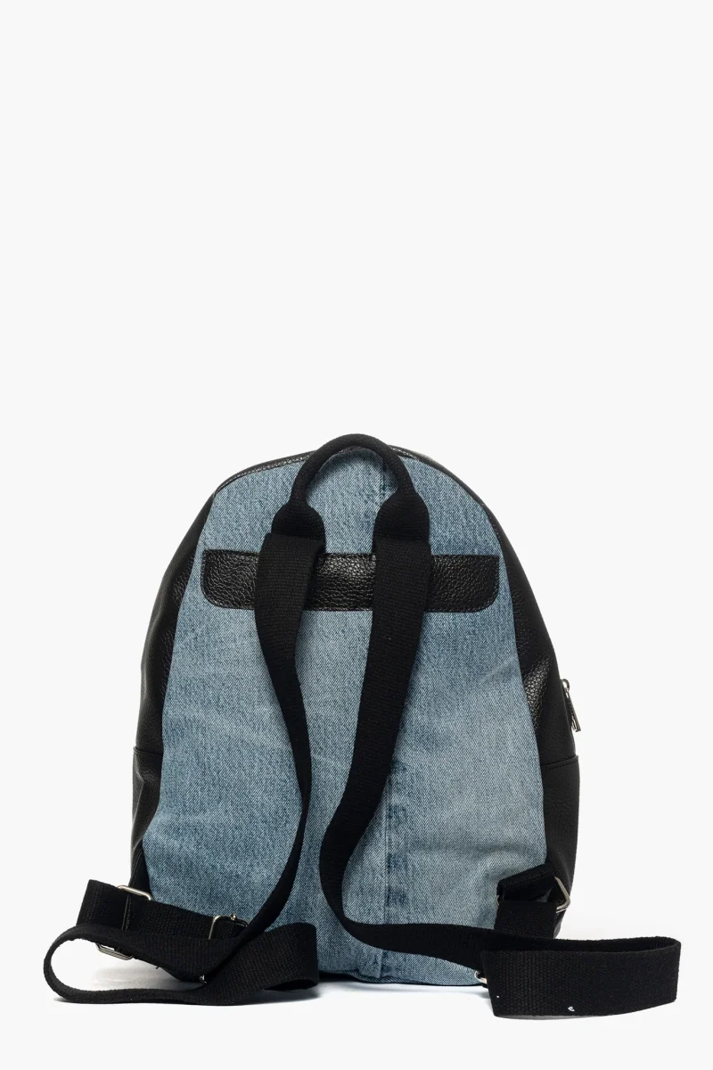 Zaino Mickey Mouse denim e animalier - immagine 4