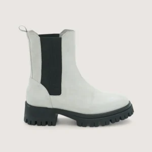 Hera - Anfibio in Pelle Bianco con Fondo Nero