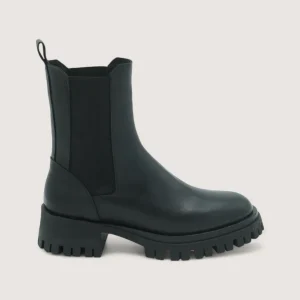 Hera - Anfibio in Pelle Nero con Fondo Nero