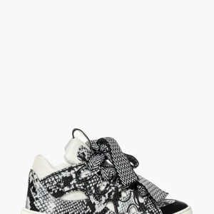 Sneakers Cambridge anaconda bianco e nero