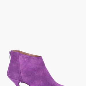 Tronchetti Love 1 camoscio viola