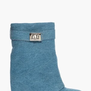 Stivaletti Annachiara 5 jeans con risvolto