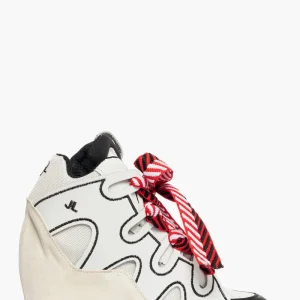 Sneakers Cambridge Upp Black & Red by Jammers London con Zeppa