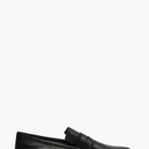 Mocassini pelle nero Uma 100