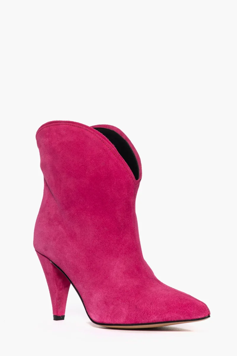 Tronchetti Lara 03 camoscio fucsia - immagine 3