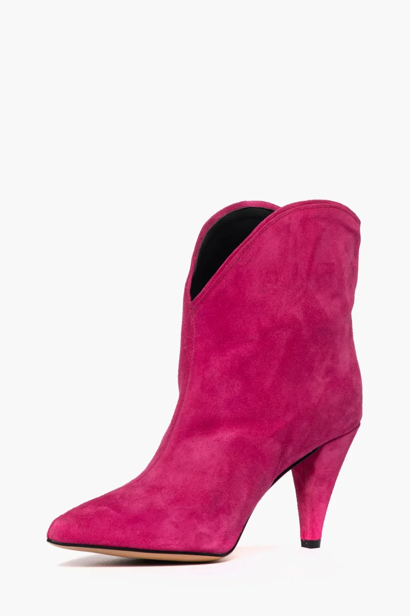 Tronchetti Lara 03 camoscio fucsia - immagine 4