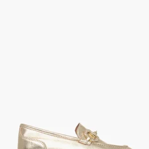 Mocassino Ibz Az pelle oro accessorio strass