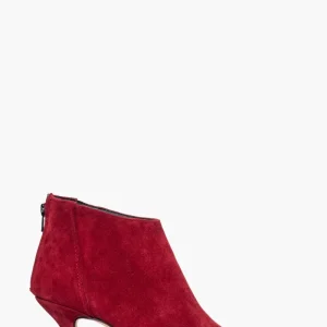 Tronchetti camoscio rosso scuro Love 1